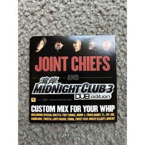 Midnight Club 3: DUB Edition - Sony PS2 - Soundtrack - JOINT CHIEFS Custom Mix